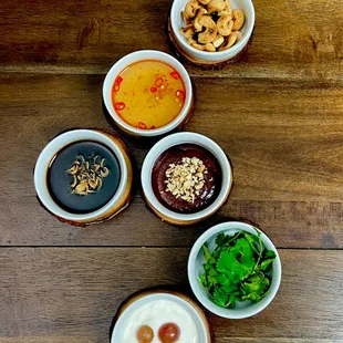 Our signature sauces are made from scratch, including gluten-free, and vegan sauces! Made from fresh and while ingredients!