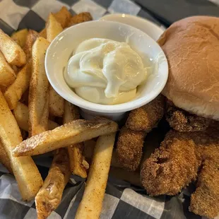 chicken wings and fried chicken, food