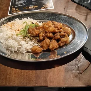 Bourbon Honey Chicken