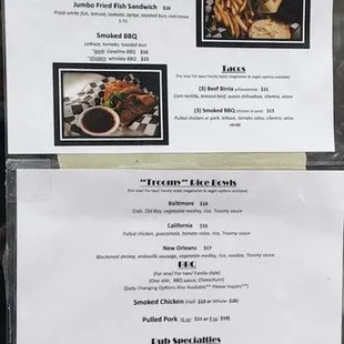 Menu - March 2024.