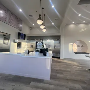 Inside the store