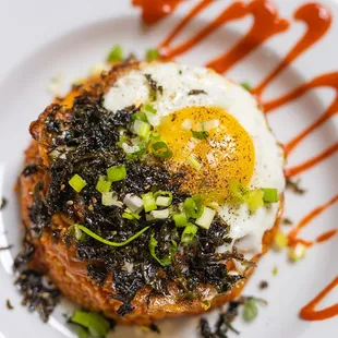 Kimchi Fried Rice w/ fried egg