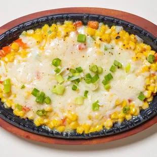 Sweet and savory Korean corn cheese