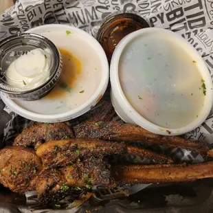 Lamb chops to go