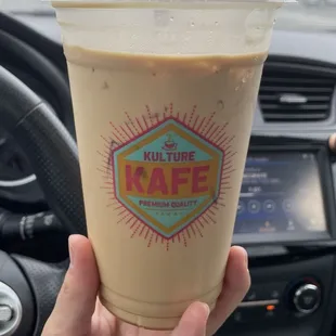 Te amo latte. Crème brûlée flavor!