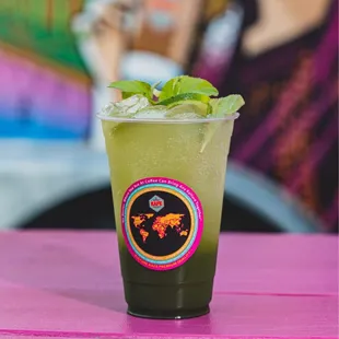 Aloha! Italian lemonade matcha