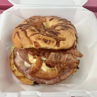 Jalapeno Cheddar Breakfast Bagel