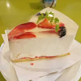 Rare cheesecake (with jelly on top) w/ tax $5.50