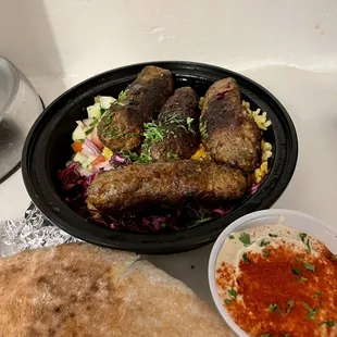 Beef and Lamb Kebab Platter