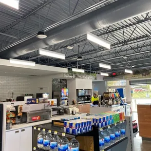 Aisles of a Kum &amp; Go in Tulsa, Oklahoma.