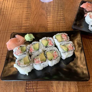 good california rolls!
