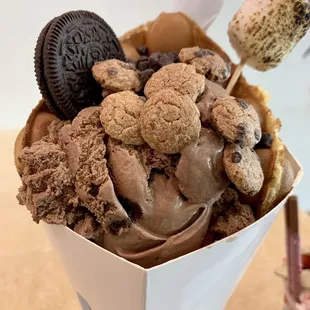 Chocolate on chocolate!!!