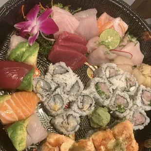 sushi and sashimi, sushi, sashimi, food