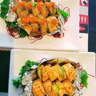 Spicy Baked Albacore Roll