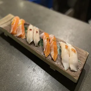 variety of nigiri