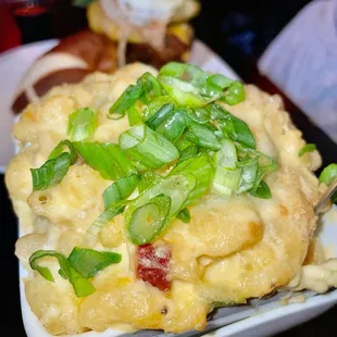 Mac n Cheese with Andouille Sausage and Jalapeño