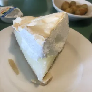 a slice of cheesecake on a plate