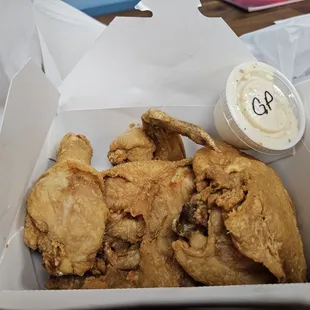 4 piece broasted chicken