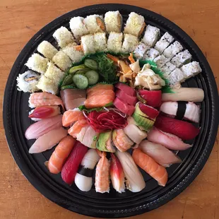 2 Sushi Combo + 1 Kumi Ko Boat in a Customized Party Platter