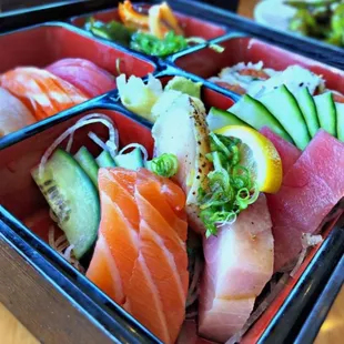 Sushi Sashimi Bento Box- Lunch Special