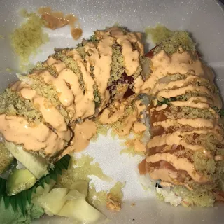 3. Rainbow Crunch Roll