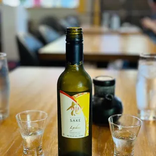 New favorite sake  lychee sake cheers
