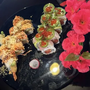 sushi and sashimi, food, sushi, sashimi