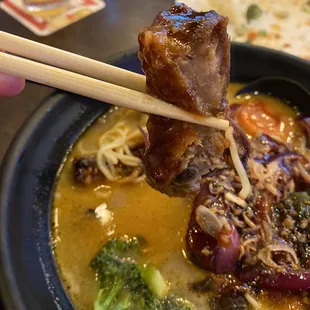 Crispy Duck with Ramen