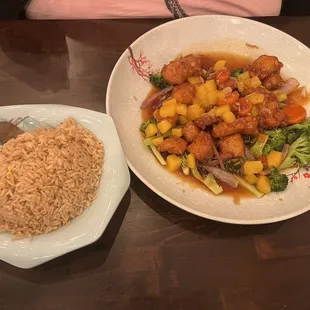 Mango crispy chicken