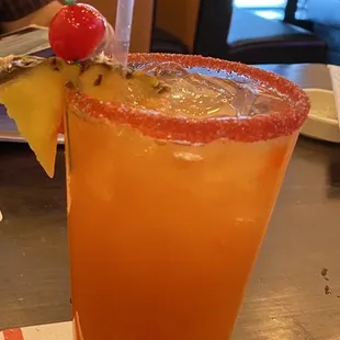 Mango &amp; Pineapple Mai Tai