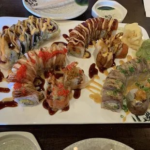 Las Vegas, Fire Island, Mango Fields, and Cowboy Roll