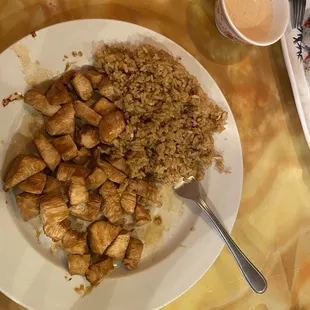 Chicken and Fried Rice