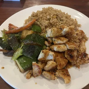 Kids chicken hibachi