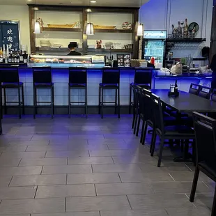 the kitchen and bar