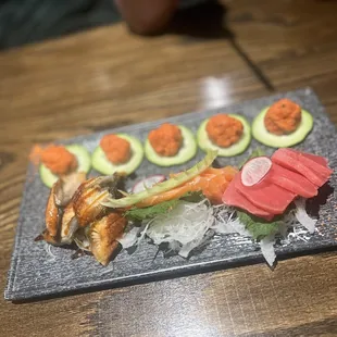 sushi and sashimi, sushi, sashimi, food