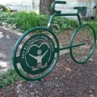 We are bike friendly, here is our bike rack for your bicycle's security.