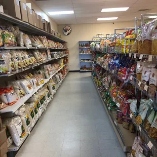 Immaculate shopping aisles