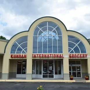 the front of the store