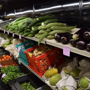 a variety of vegetables