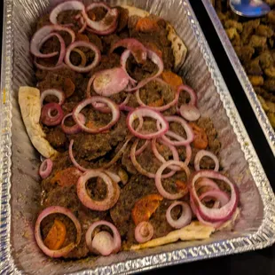 chapli kabob - minced beef with spices