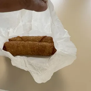 15. Two Piece Egg Roll