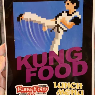 Awesome back to the menu, gotta be some copyright infringement up in here, but still super cool.