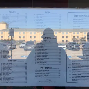 Second page outside menu