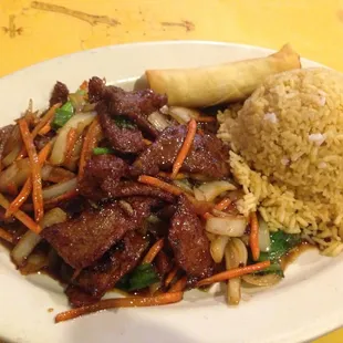 Mongolian Beef. Good stuff!