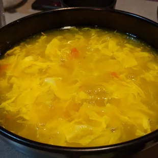 Egg flower soup - delicious!