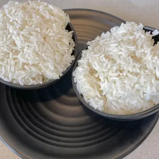 White rice  comes with meals