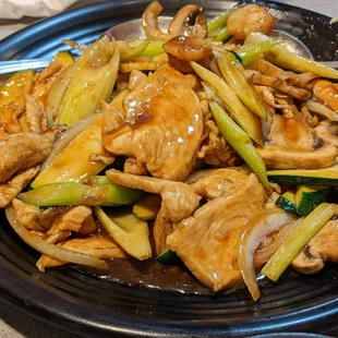 Chicken with mushrooms