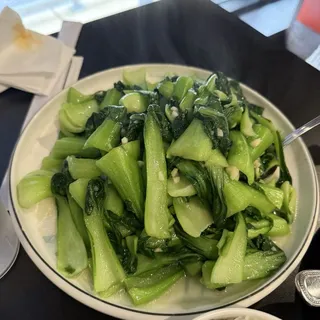 Garlic Baby Bok Choy /