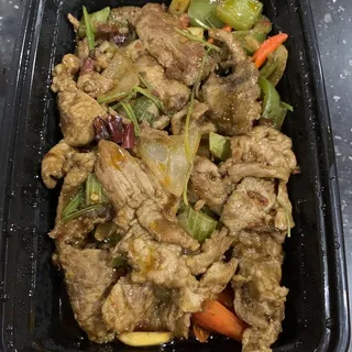 Stir-Fried Cumin Lamb/