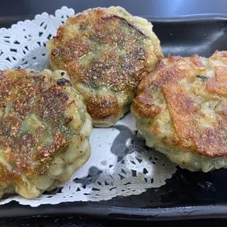Chives & Shrimp Pan-Fried Dumplings-